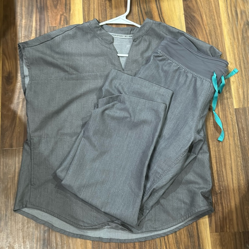 Gray FIGS scrub set